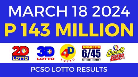 6/55 march 18 2024|PCSO Lotto Result March 18, 2024 .
